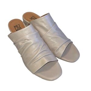 🌟EC🌟 Miz Mooz Brienne Leather Heeled Mules - Size EU 40